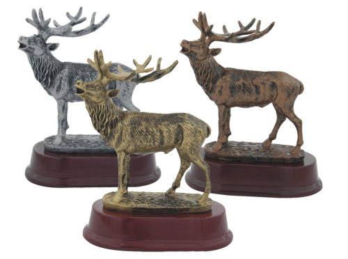 Statuetka JELEŃ M-RJ391R - Trofeum Myśliwskie