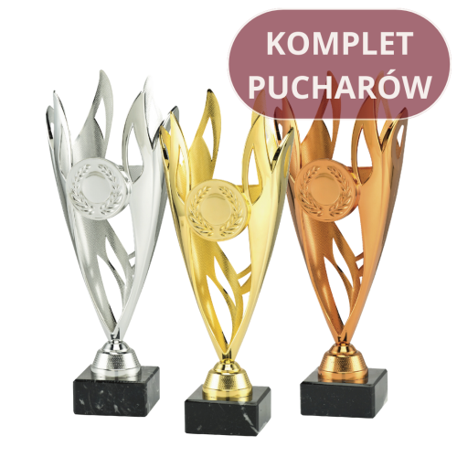Komplet Pucharów ET.444 Nagrody Sportowe