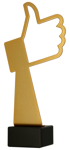 Statuetka Metalowa OKEJKA - ML-OKA - Nagroda Okolicznościowa