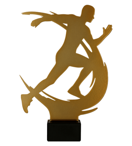 Statuetka Metalowa  ML-RUN Statuetka Dla Biegacza