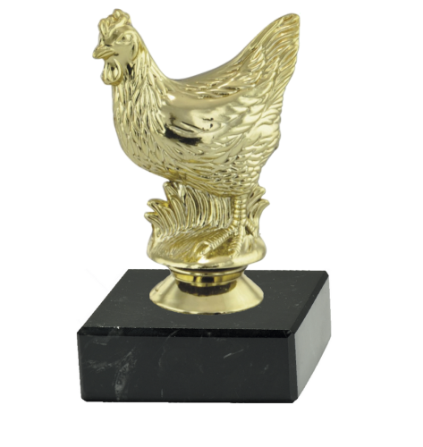 Statuetka Plastikowa Kura M-MA149 - Statuetki Okazjonalne