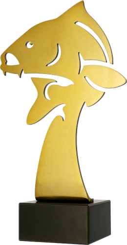  Statuetka Metalowa Karp - BL-FIS - Nagroda dla Wędkarza