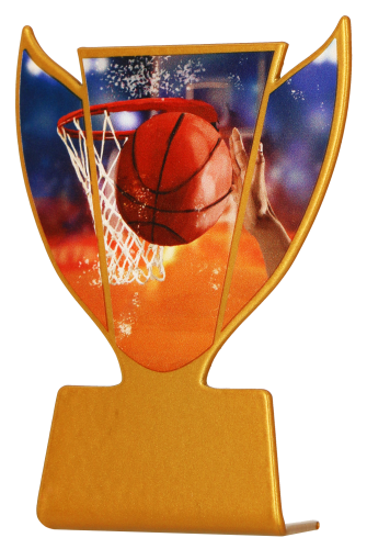 Statuetka Metalowa SL-BAS Trofeum Koszykówka