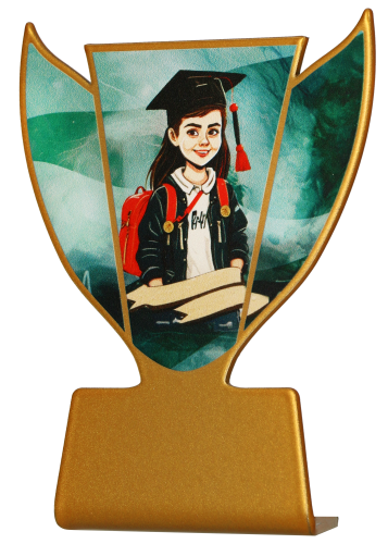 Statuetka metalowa Szkoła SL-SCH2 - Ekonomiczna Nagroda Okolicznościowa