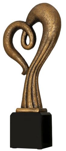 Statuetka Odlewana RFST3041/BR Statuetka Serce