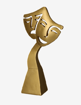 Statuetka Odlewana TEATR RP5029-23/G Figurki Okazjonalne