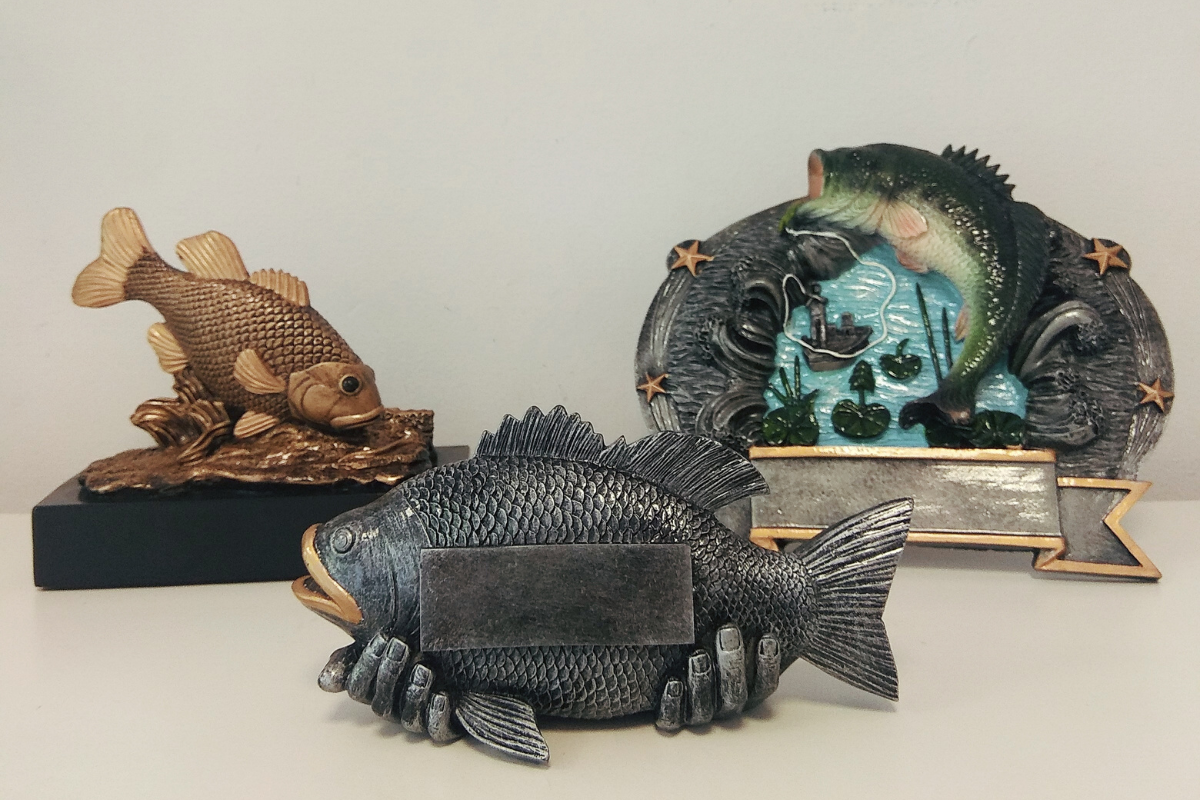 Statuetki wędkarskie: figurki ryby na zamówienie